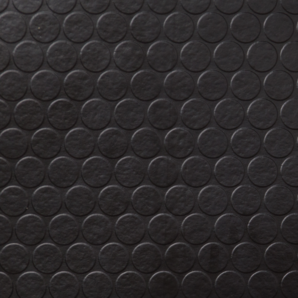 2m Wide Raised Black Dot Vinyl 2bg3, Dot Vinyl Flooring